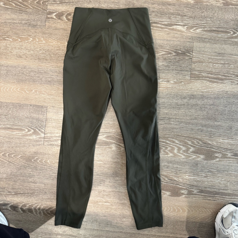 Lulu Lemon army green Leggings